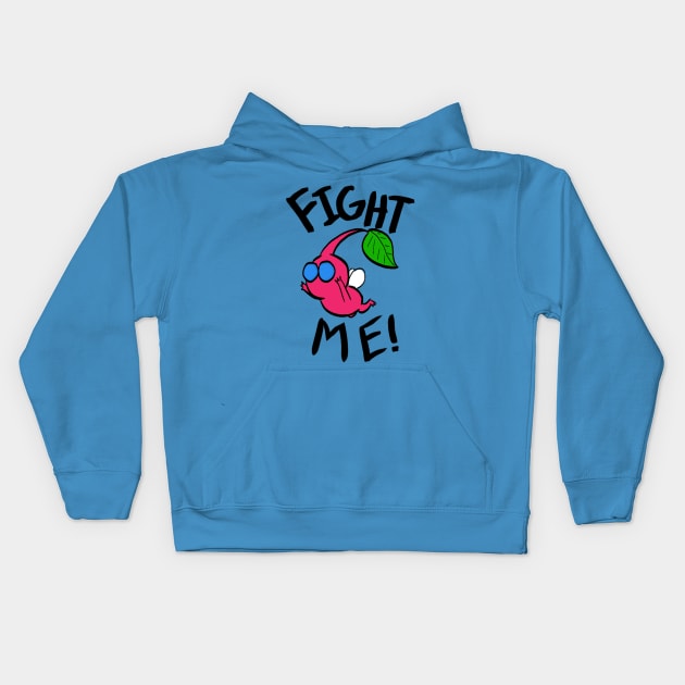 Fight Me! (Winged Pikmin) Kids Hoodie by risathefabulous